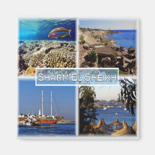 zEG063 SHARM EL SHEIKH in Red Sea, EGYPT, Fridge Magnet