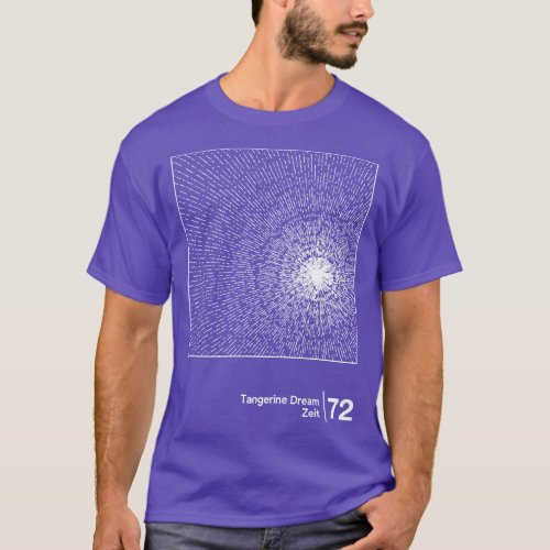 Zeit Minimalist Style Graphic Design 1 T_Shirt