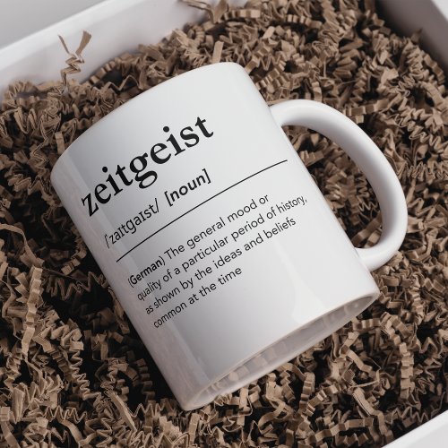 Zeitgeist definition coffee mug