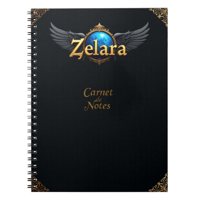Zelara Notebook (Front)