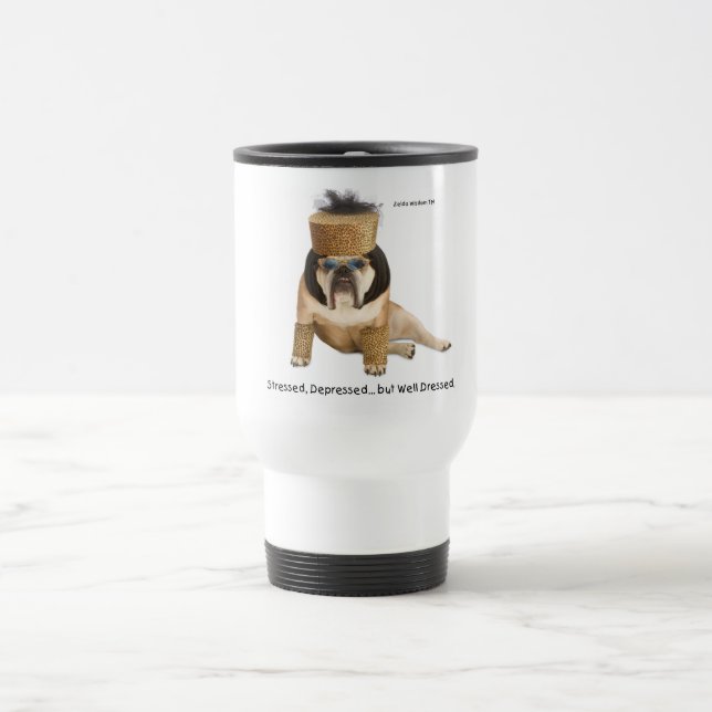 Zelda's Fashion-a-bull Travel Mug (Center)