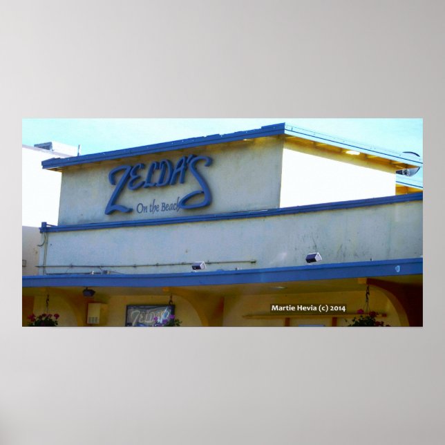 Zelda's On the Beach Poster (Front)