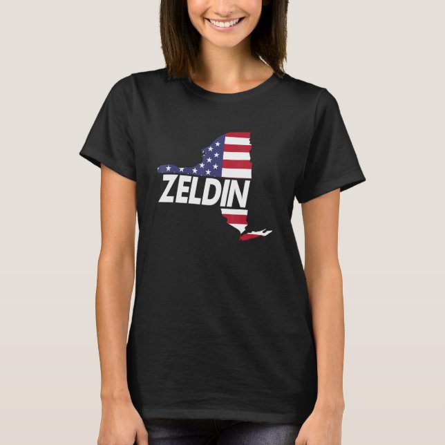 Zeldin Governor Zeldin Election 2022 Supporter T-Shirt (Front)