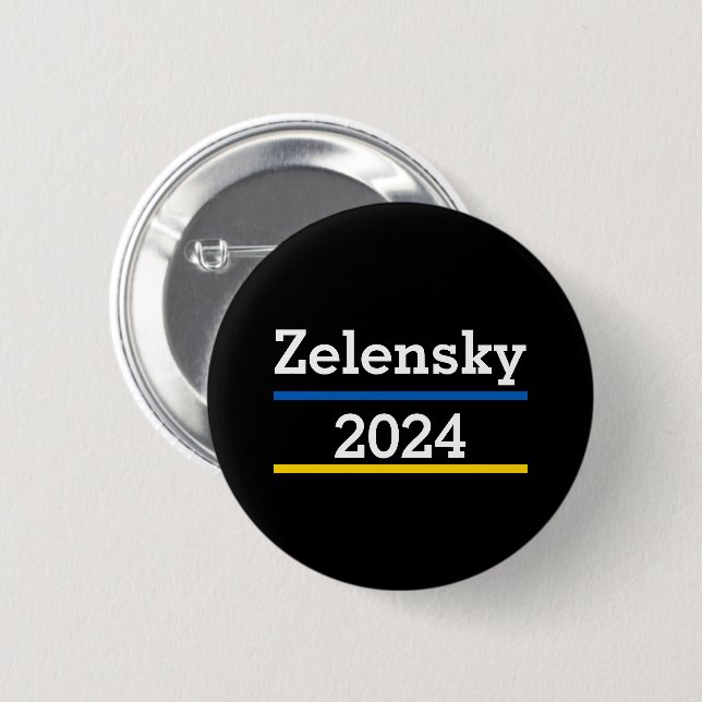 Zelensky 2024 Button (Front & Back)