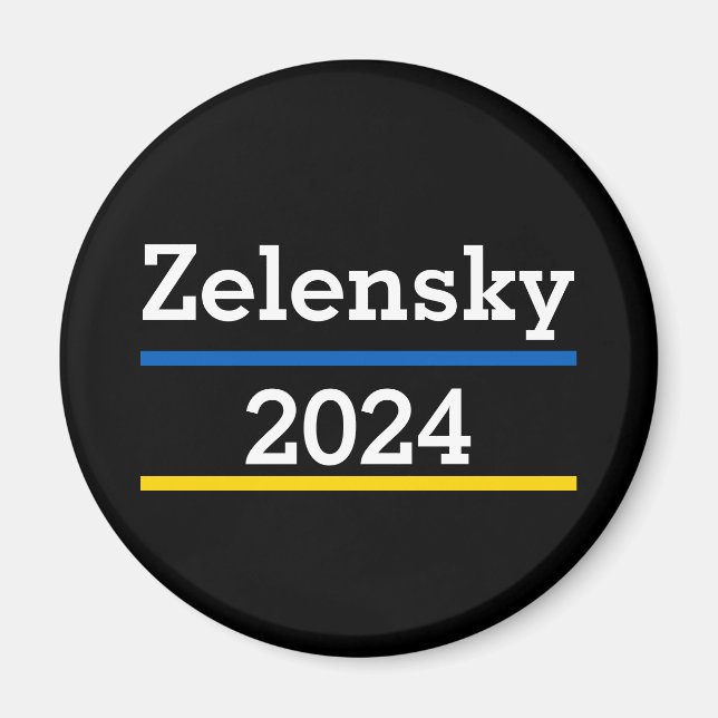 Zelensky 2024 Magnet (Front)