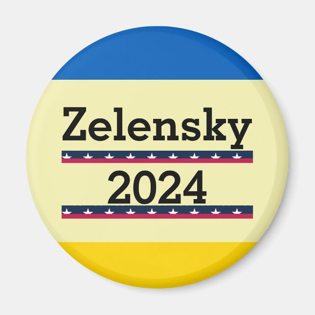 Zelensky 2024 Magnet (Front)