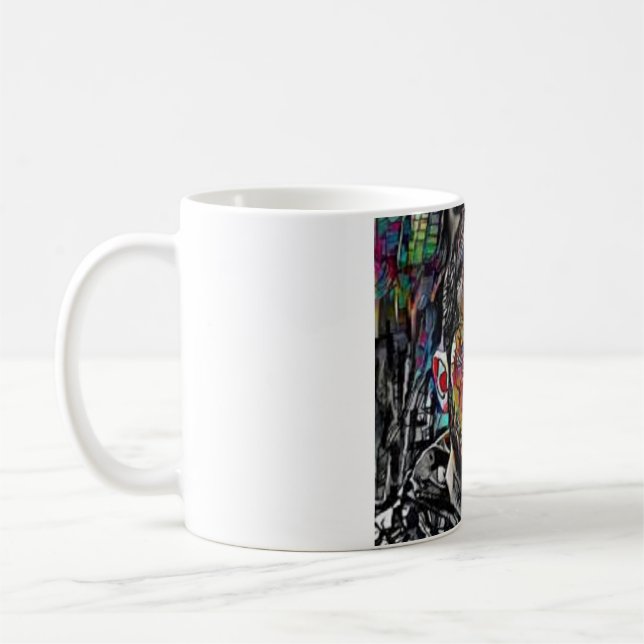 Zelensky Abstract Art Mug (Left)
