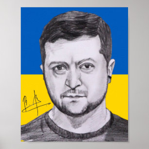 Zelensky Autograph Poster