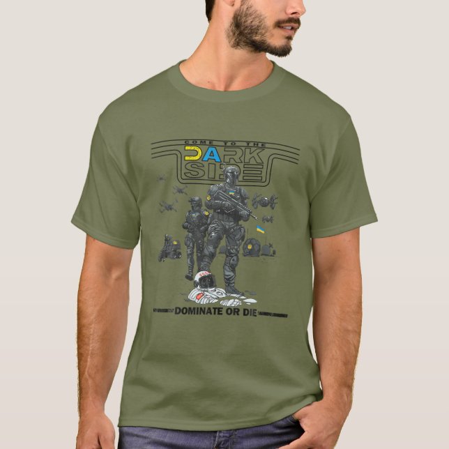 Zelensky Come To The Dark Side Patriotic Ukraine F T-Shirt (Front)