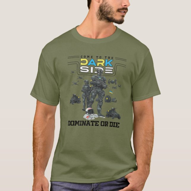Zelensky Come To The Dark Side Patriotic Ukraine F T-Shirt (Front)