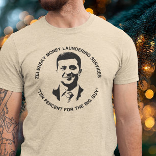 Zelensky Money Laundering Tee Funny Ukraine Shirt