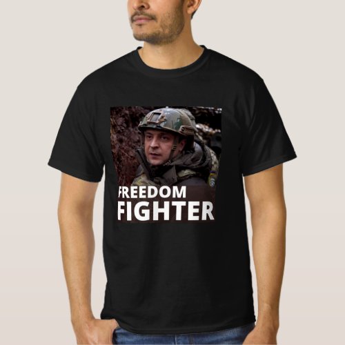 Zelensky the Freedom Fighter T_Shirt