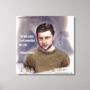 Zelensky, Volodymir Canvas Print