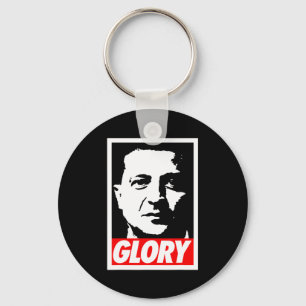 Zelenskyy - Glory To Ukraine Support Ukraine I Sta Keychain