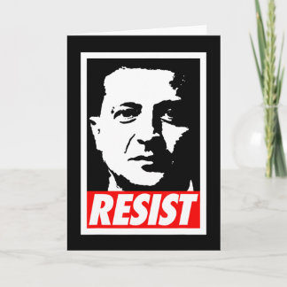 Zelenskyy - Resist Support Ukraine I Stand With Uk Card