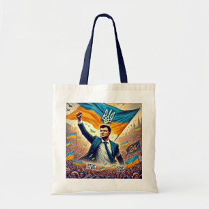 Zelenskyy Ukraine Support Tote Bag