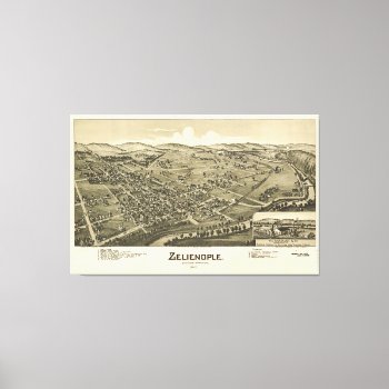 Zelienople  Pennsylvania (1901) Canvas Print by TheArts at Zazzle