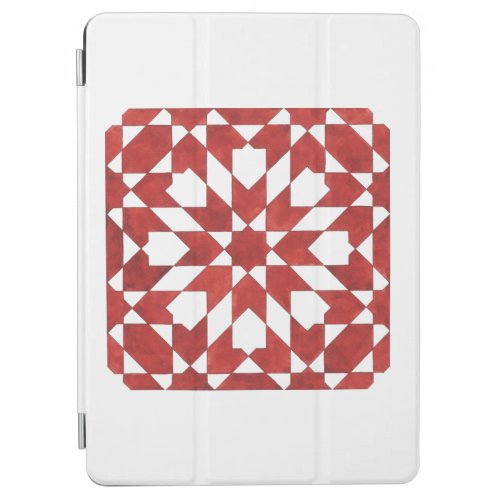 ZELLIGE Red Moroccan Mosaic iPad Protection iPad Air Cover