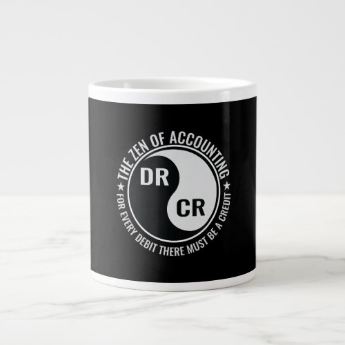 Zen Accounting Major Degree Funny Accountant Giant Coffee Mug