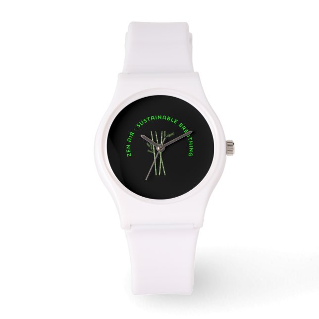 Zen Air: Sustainable Breathing Watch (Front)
