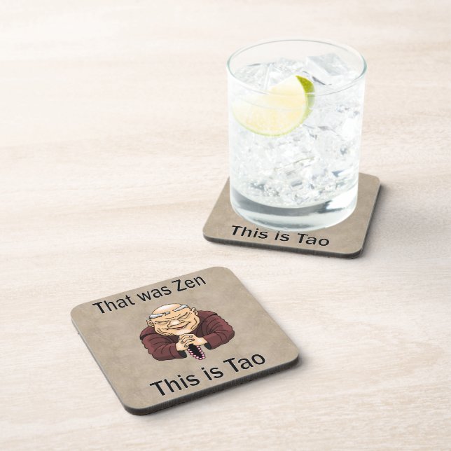 Zen and Tao Beverage Coaster (Right Side)