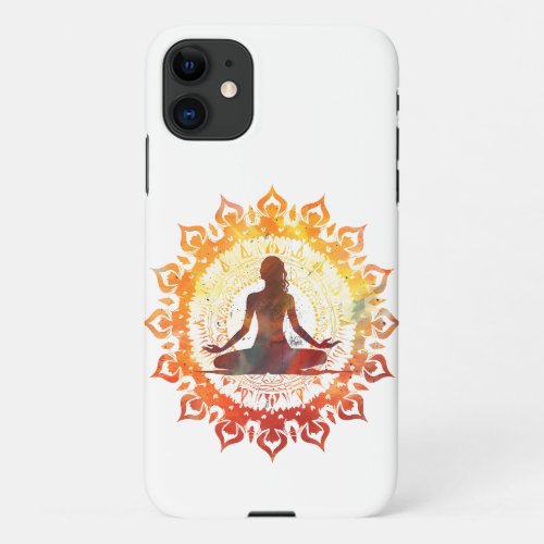 Zen Animal Kaleidoscope _ Vibrant Yoga Mandala wit iPhone 11 Case