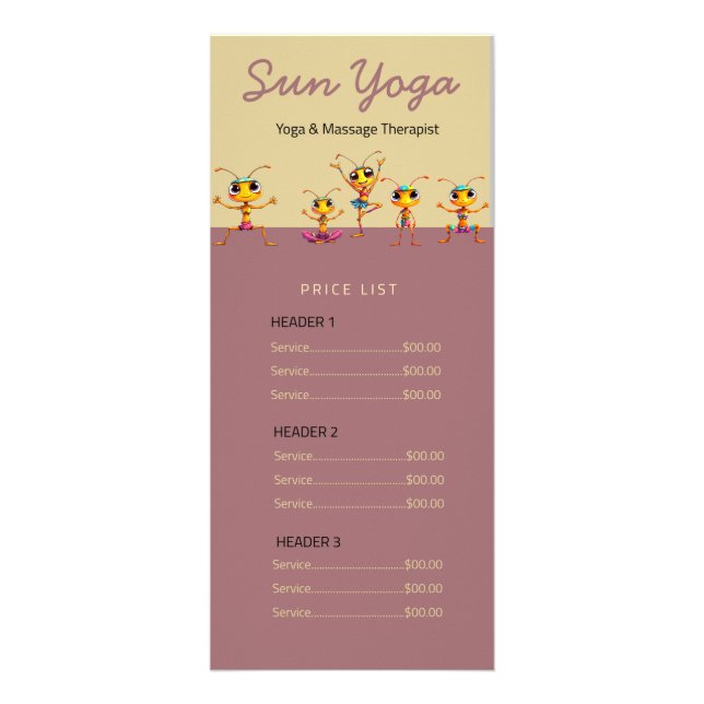 Zen Ants Rack Card  (Front)