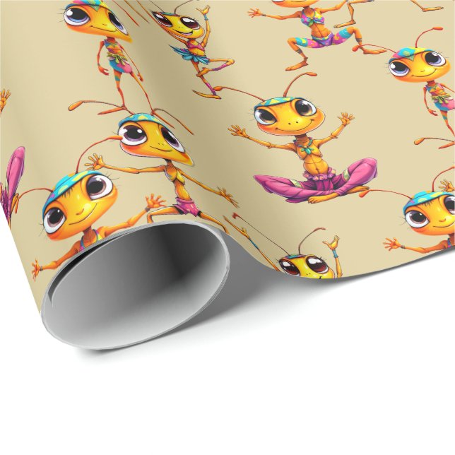 Zen Ants Wrapping Paper (Roll Corner)