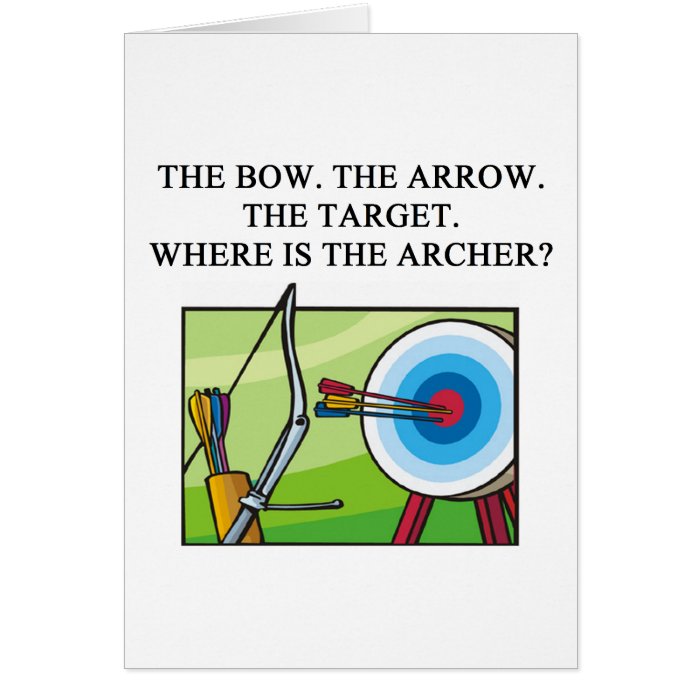 zen archery koan card