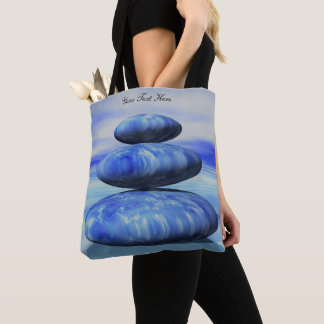 Zen Arctic Stones Balance Tote Bag