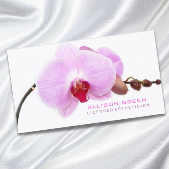 Zen Aromatherapy SPA Beauty Salon Esthetician Business Card (Zen Aromatherapy SPA Salon E S T H E T I C I A N Business Card)