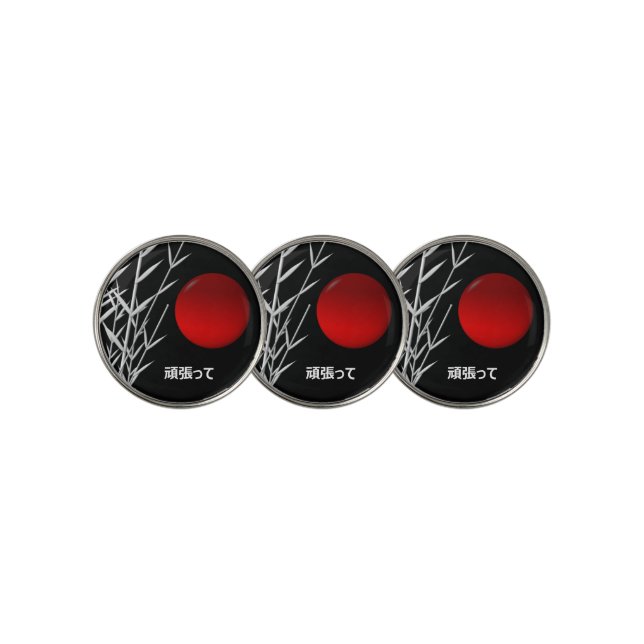 Zen Art ,good luck  ,personalized Golf Ball Marker (3 Up)