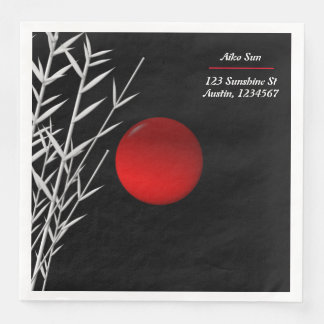 Zen Art ,good luck  ,personalized Paper Dinner Napkins
