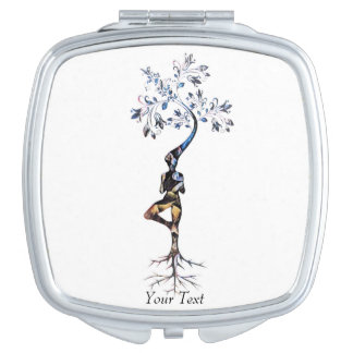Zen Art Grow Like A Tree Compact Mirror
