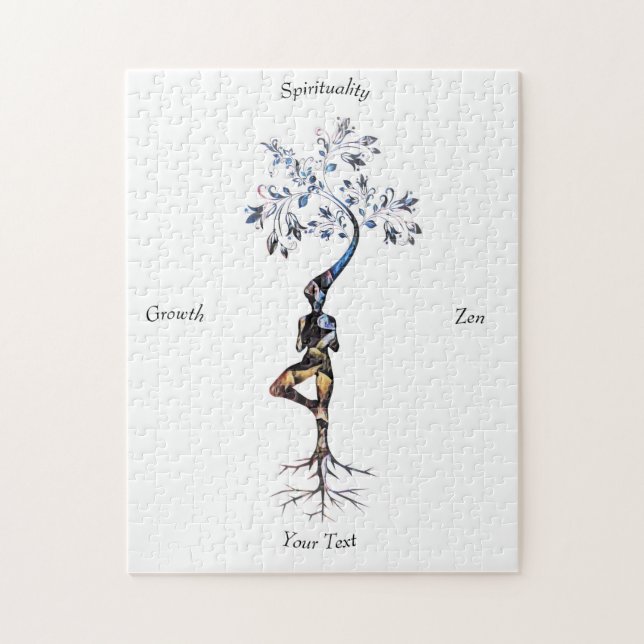 Zen Art Grow Like A Tree Jigsaw Puzzle (Vertical)