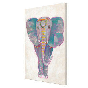 Zen Asian Elephant Canvas Print