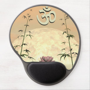 Zen aum - 3D render Gel Mouse Pad