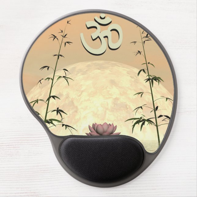 Zen aum - 3D render Gel Mouse Pad (Front)
