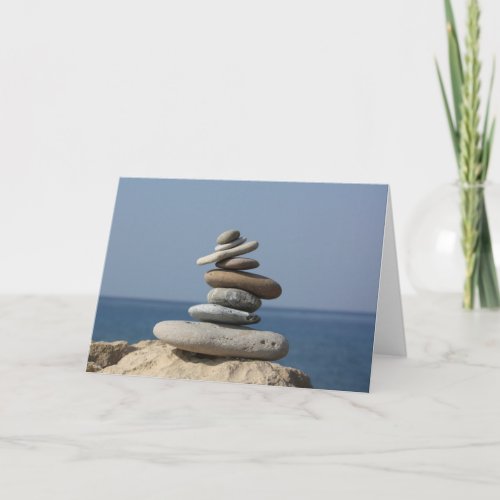 Zen Balance New Age Note  Greeting Card