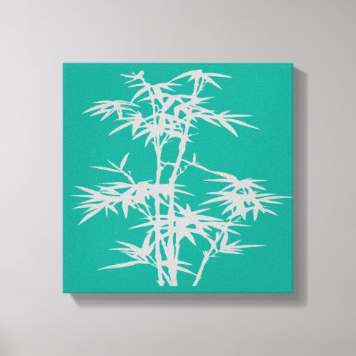 Zen bamboo Asian style bamboo art Canvas Print