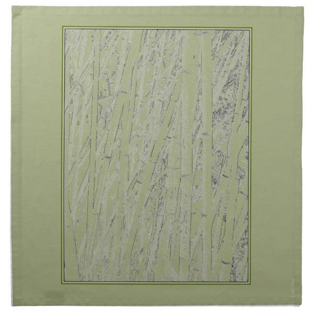 'Zen Bamboo' Napkins (Front)