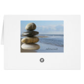 Zen beach cards (Back Horizontal)