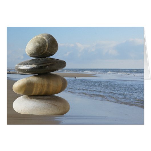 Zen beach cards (Front Horizontal)