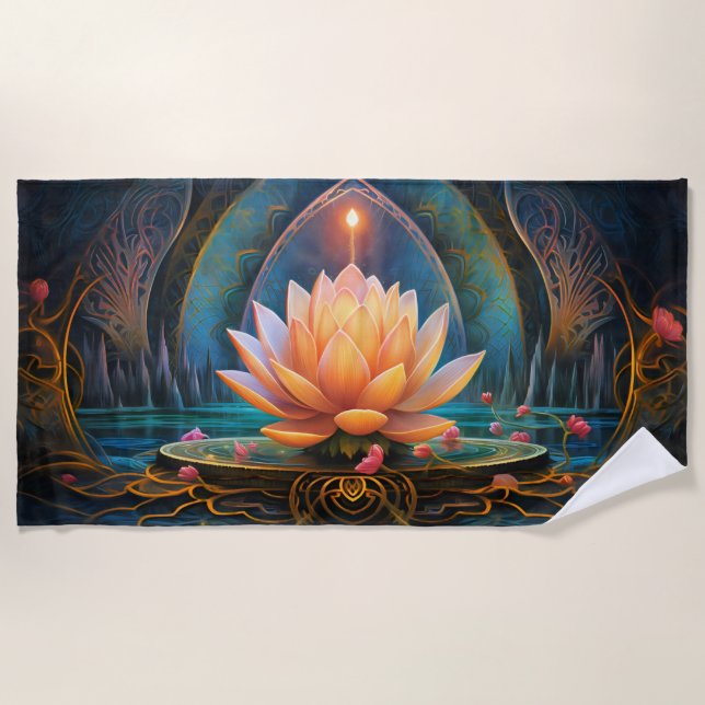 Zen Beach Towel (Front)