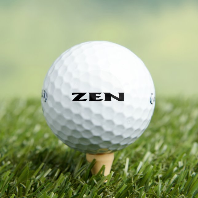 Zen black Callaway Supersoft golf balls 12 pk (Insitu Tee)
