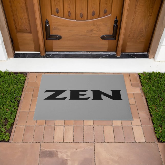 Zen black gray doormat (Outdoor)