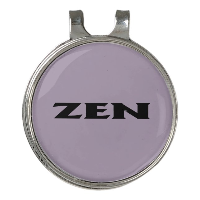 Zen black gray hat clip (Front)