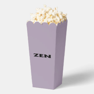 Zen black gray popcorn boxes