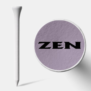 Zen black gray white golf tee top