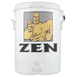 Zen black white w fighter 1 Igloo beverage cooler